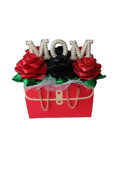 Sac décoratif avec roses - Les Créations des A