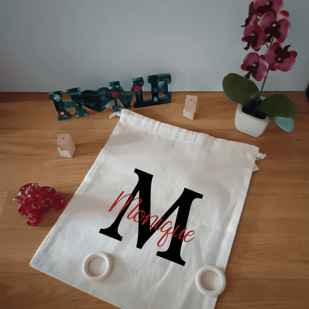 Pochon personnalisable en coton naturel