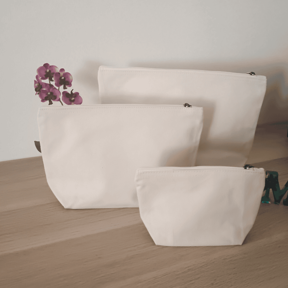 Pochettes en coton "EV/ Mariage"