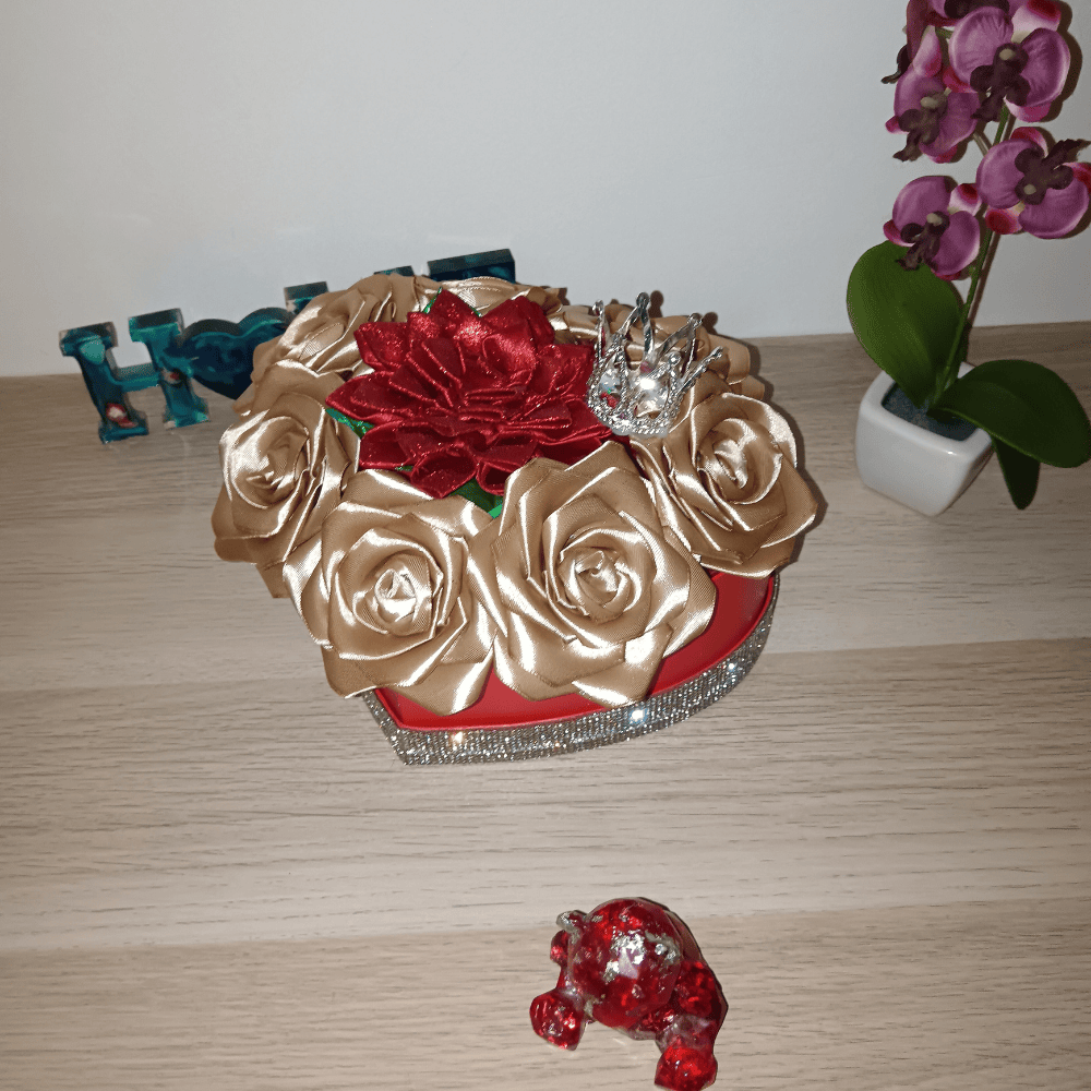 Boîte Cœur rouge
