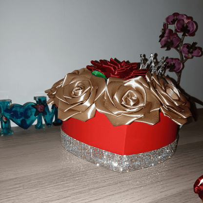 Boîte Cœur rouge