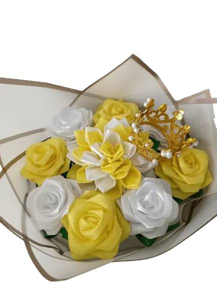 Bouquet de roses et dahlia Ma boutique