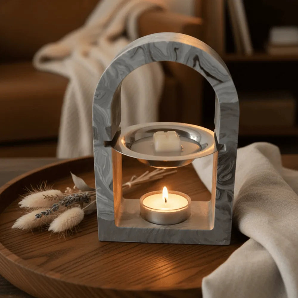 Brûle parfum en Jesmonite pour fondants parfumés - Les Créations des A