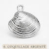 Porte-clé océan personnalisé en résine époxy – Lettre avec coquillages