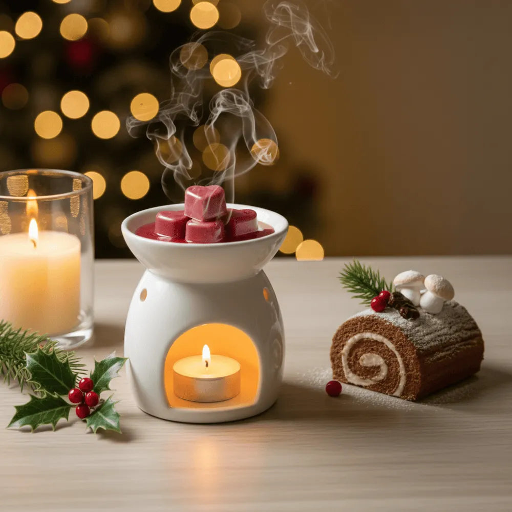 Fondants parfumés Bûche de Noël –  fondants parfumés artisanale en cire végétale de soja – Les Créations des A