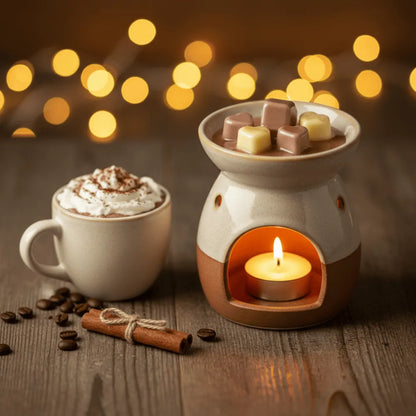 Fondants parfumés Moccacino de Noël –  fondants parfumés artisanale en cire végétale de soja – Les Créations des A