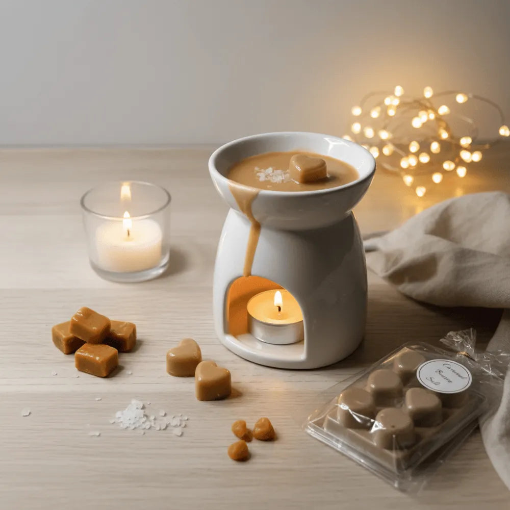 Fondants parfumés Caramel Beurre Salé –  fondants parfumés artisanale en cire végétale de soja – Les Créations des A