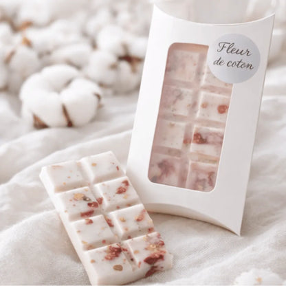 Fondants parfumés Fleur de Coton – cire végétale de soja – Les Créations des A