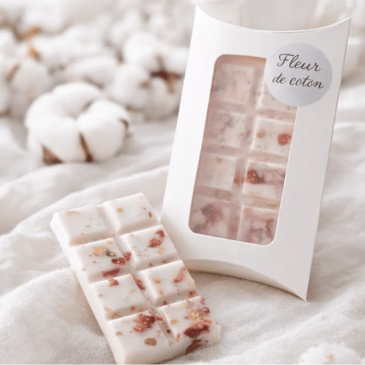 Fondants parfumés Fleur de Coton – cire végétale de soja – Les Créations des A