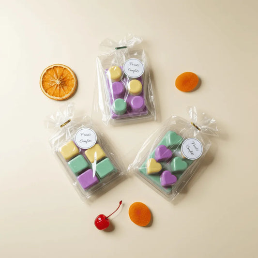 Fondants parfumés Fruits Confits –  fondants parfumés artisanale en cire végétale de soja – Les Créations des A