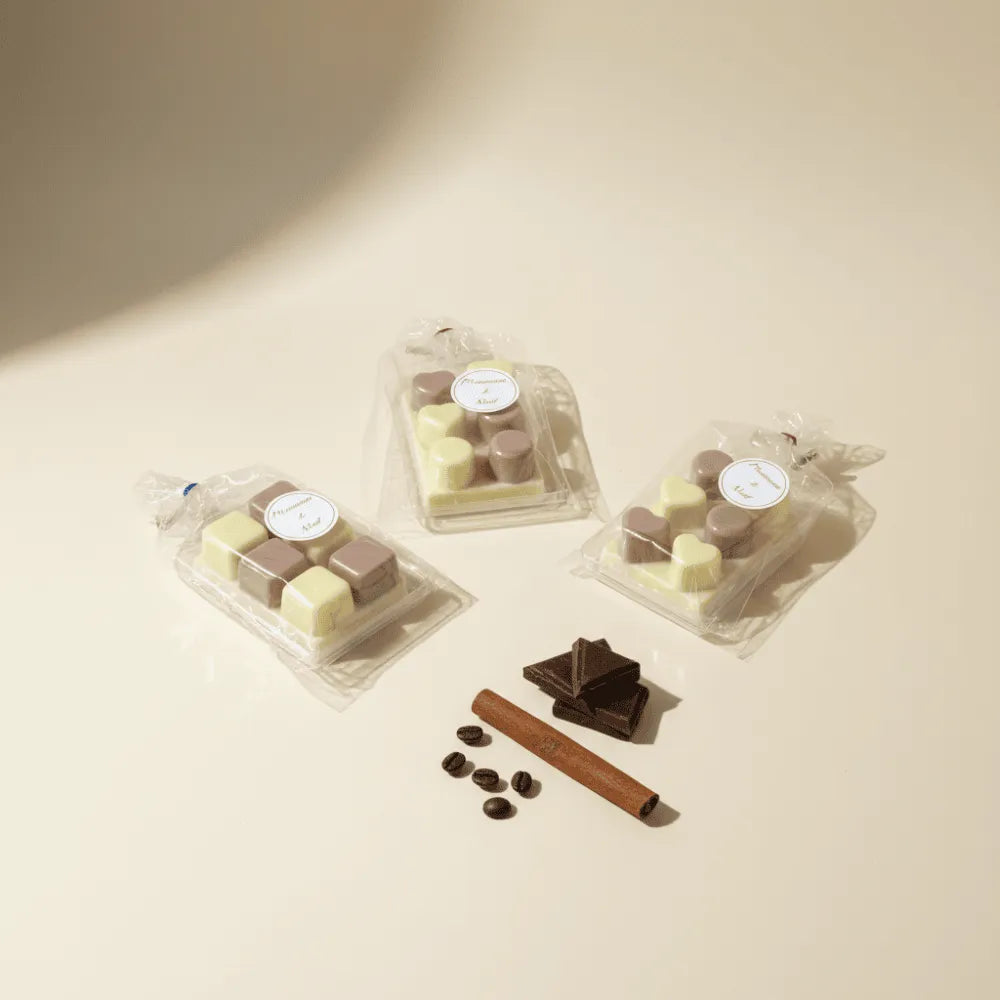 Fondants parfumés Moccacino de Noël –  fondants parfumés artisanale en cire végétale de soja – Les Créations des A