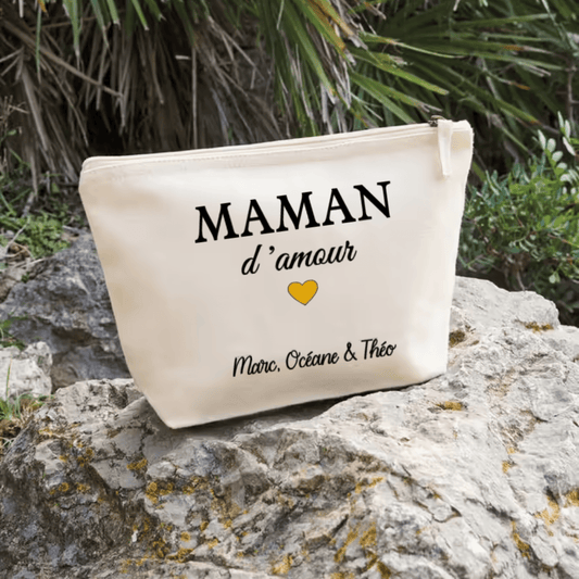 Pochette en coton "D'Amour"