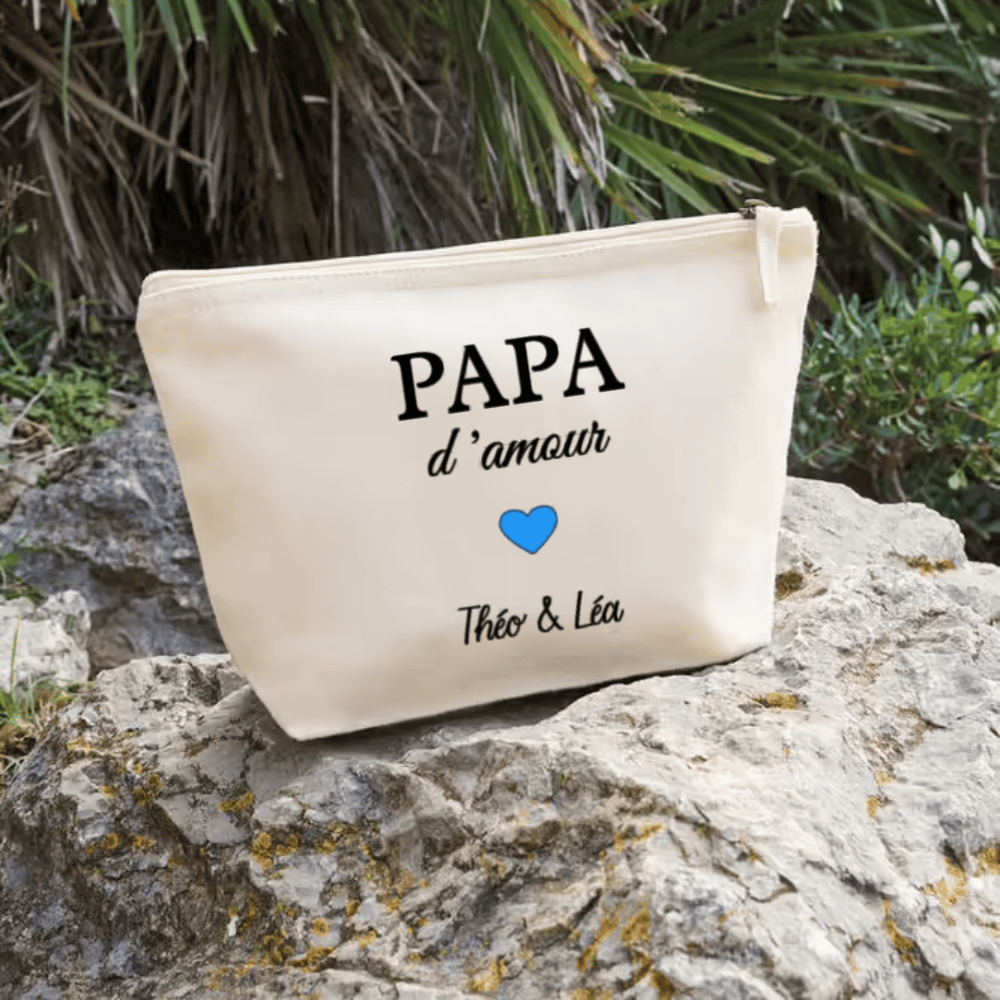 Pochette en coton "D'Amour"