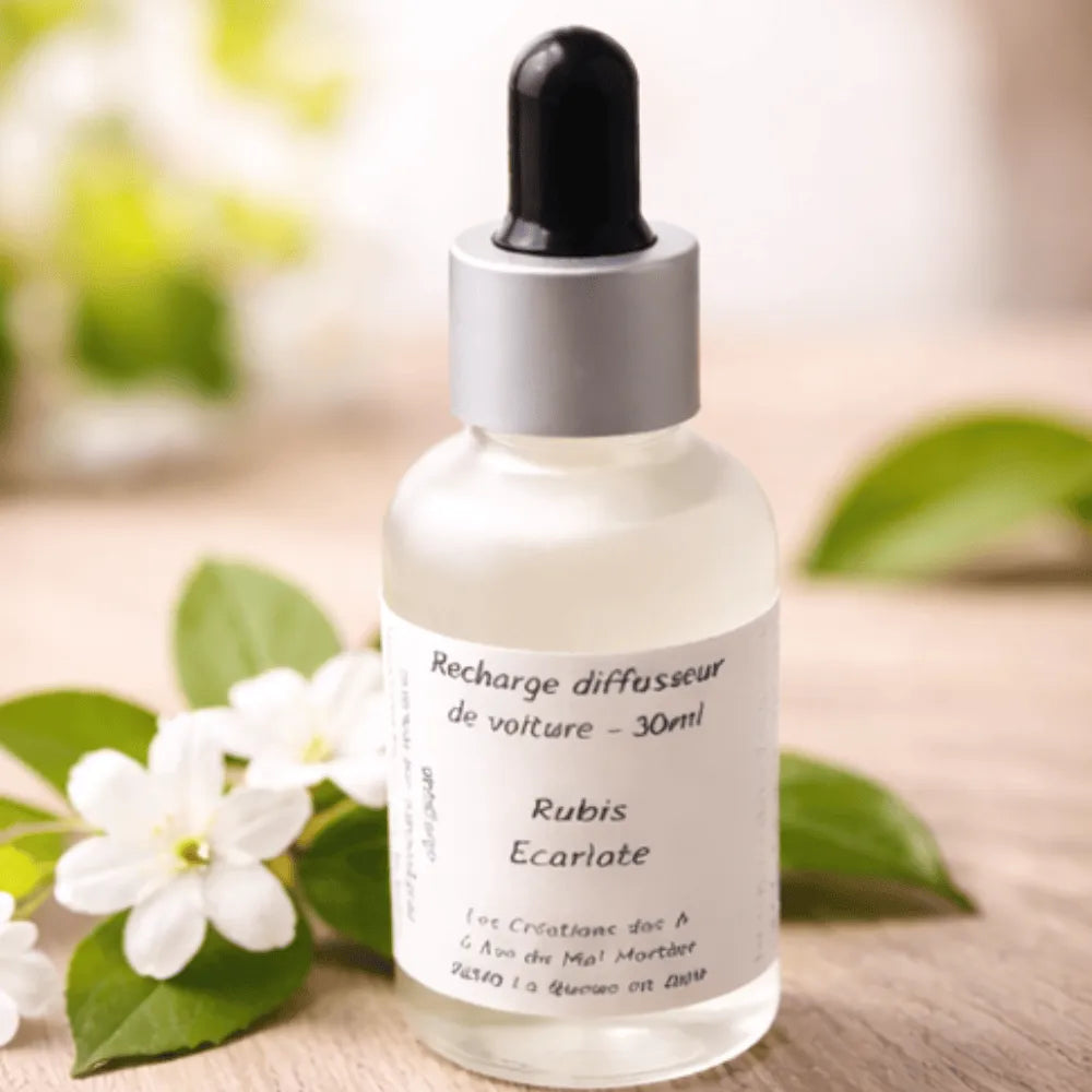 Recharge diffuseur voiture 30 ml – recharge parfumée artisanale – Les Créations des A