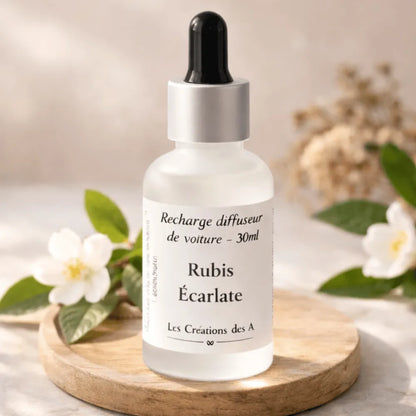 Recharge diffuseur voiture 30 ml – recharge parfumée artisanale – Les Créations des A