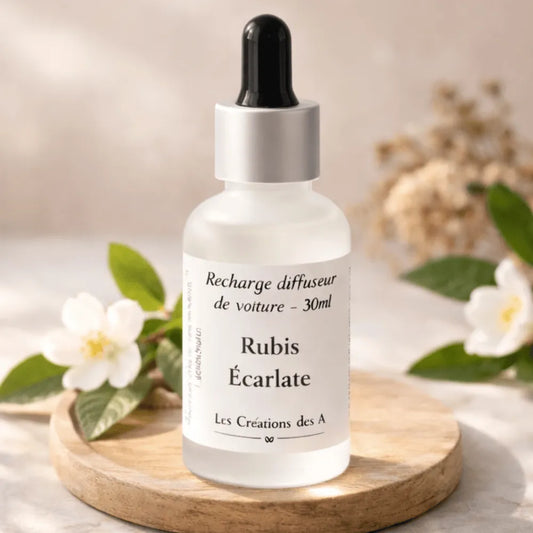 Recharge diffuseur voiture 30 ml – recharge parfumée artisanale – Les Créations des A