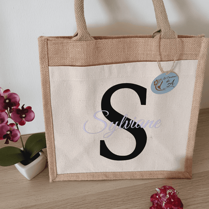 Sac en jute personnalisable
