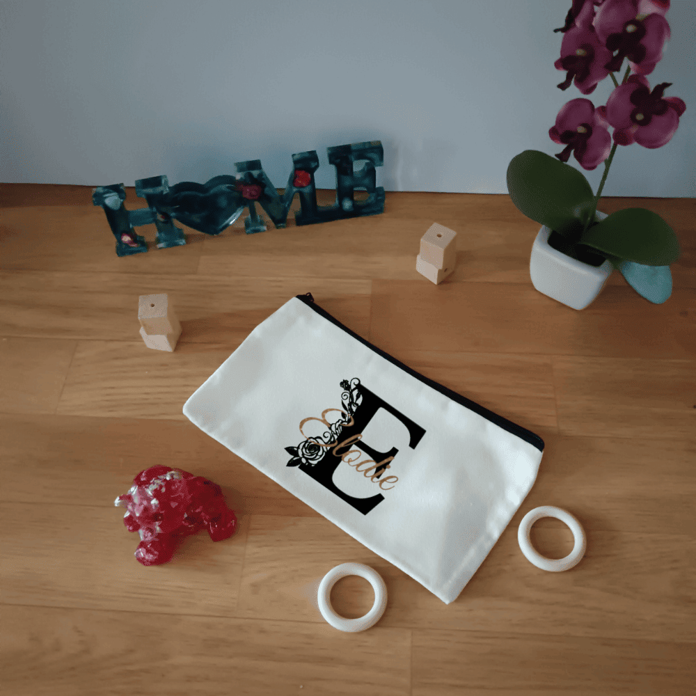 Trousse en coton personnalisable