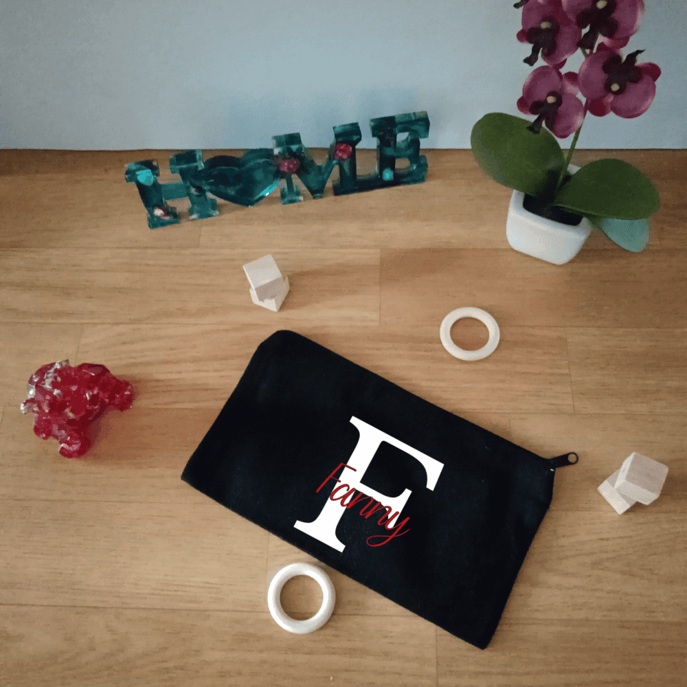 Trousse en coton personnalisable