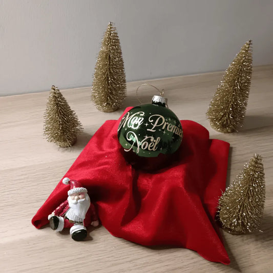 Boule de Noël personnalisée – décoration sapin originale – Les Créations des A