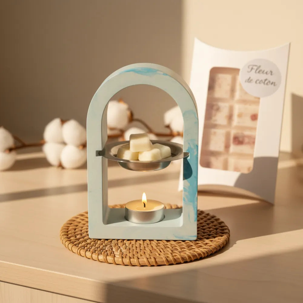 Fondants parfumés Fleur de Coton – cire végétale de soja – Les Créations des A