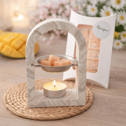 Fondants parfumés Mangue –  fondants parfumés artisanale en cire végétale de soja – Les Créations des A