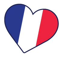 coeur bleu blanc et rouge - Les Créations des A