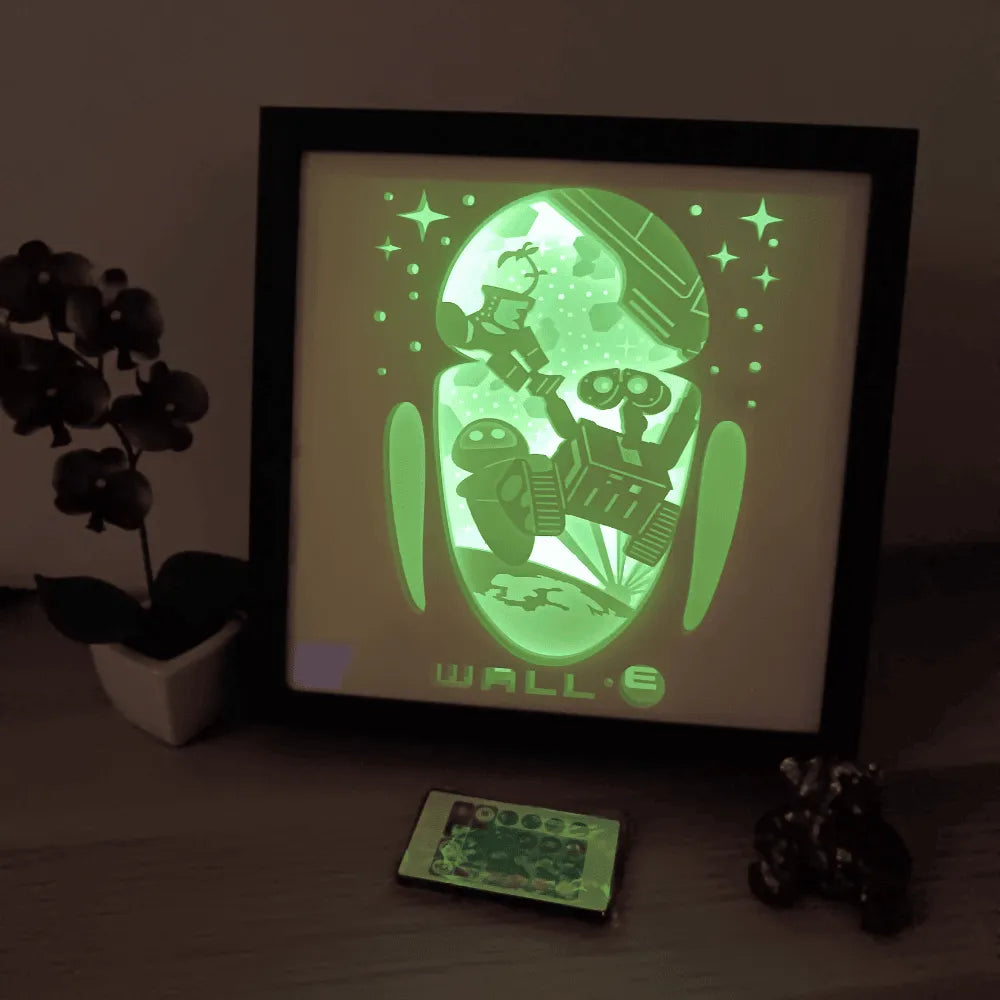 décoration murale wall e lumineuse – Les Créations des A
