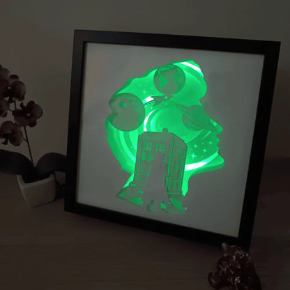 décoration murale doctor who lumineuse – Les Créations des A