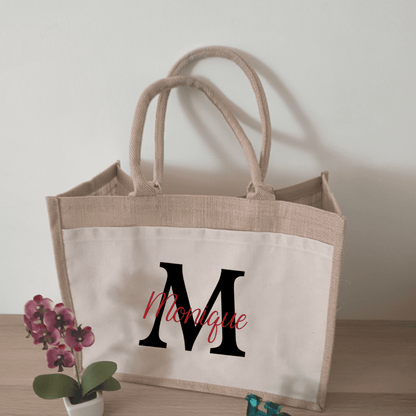 Sac en jute personnalisable