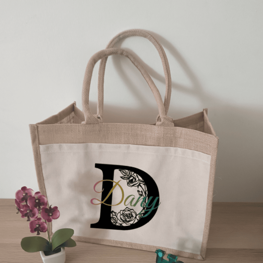 Sac en jute personnalisable