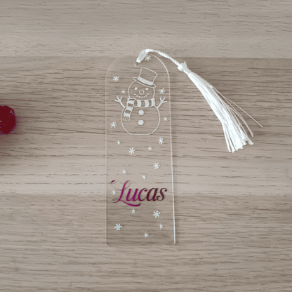 Marque-pages en acrylique personnalisable