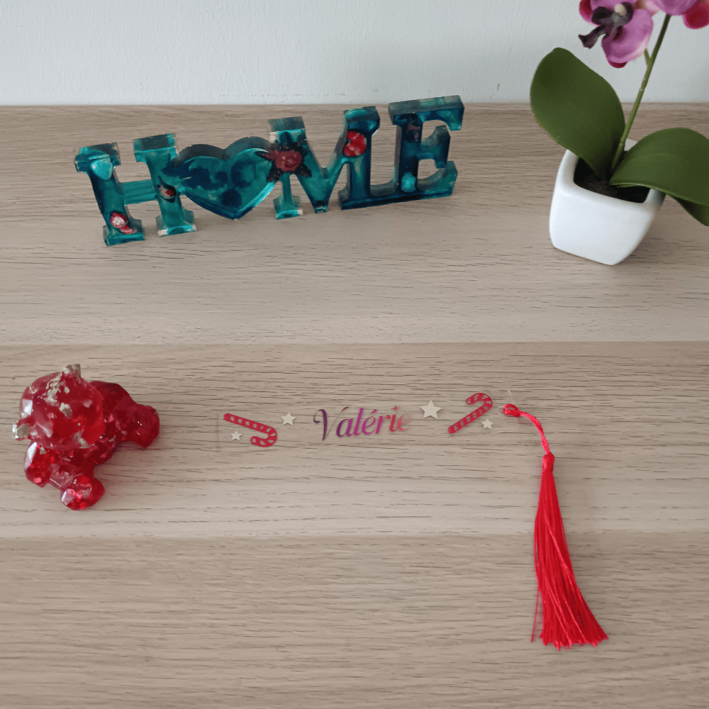 Marque-pages en acrylique personnalisable