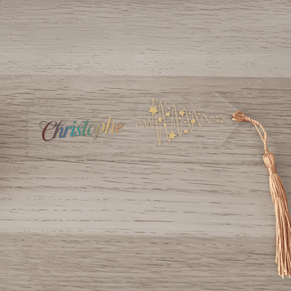 Marque-pages en acrylique personnalisable