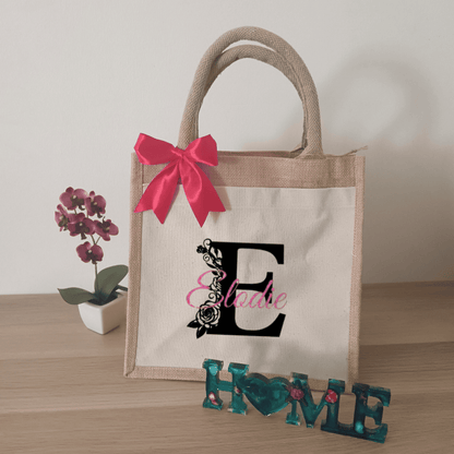 Sac en jute personnalisable