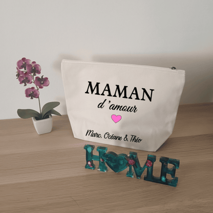 Pochette en coton "D'Amour"