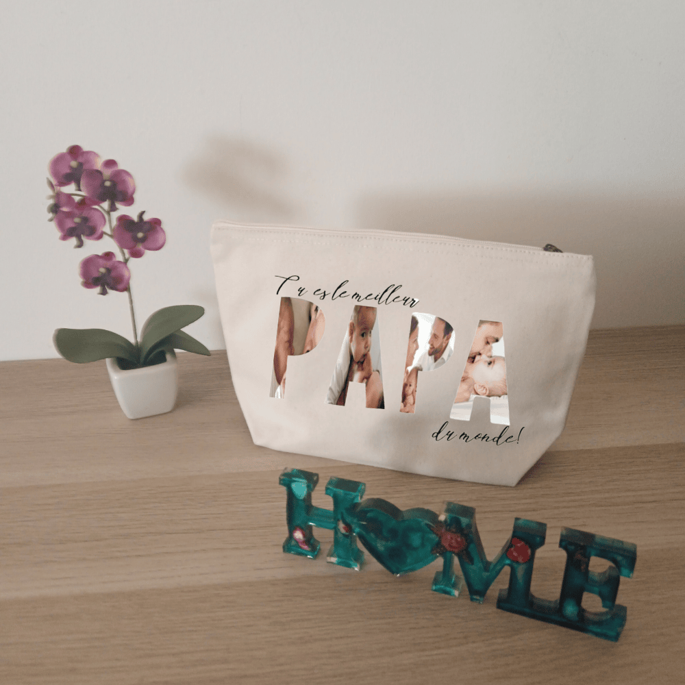 Pochettes en coton "Photos"
