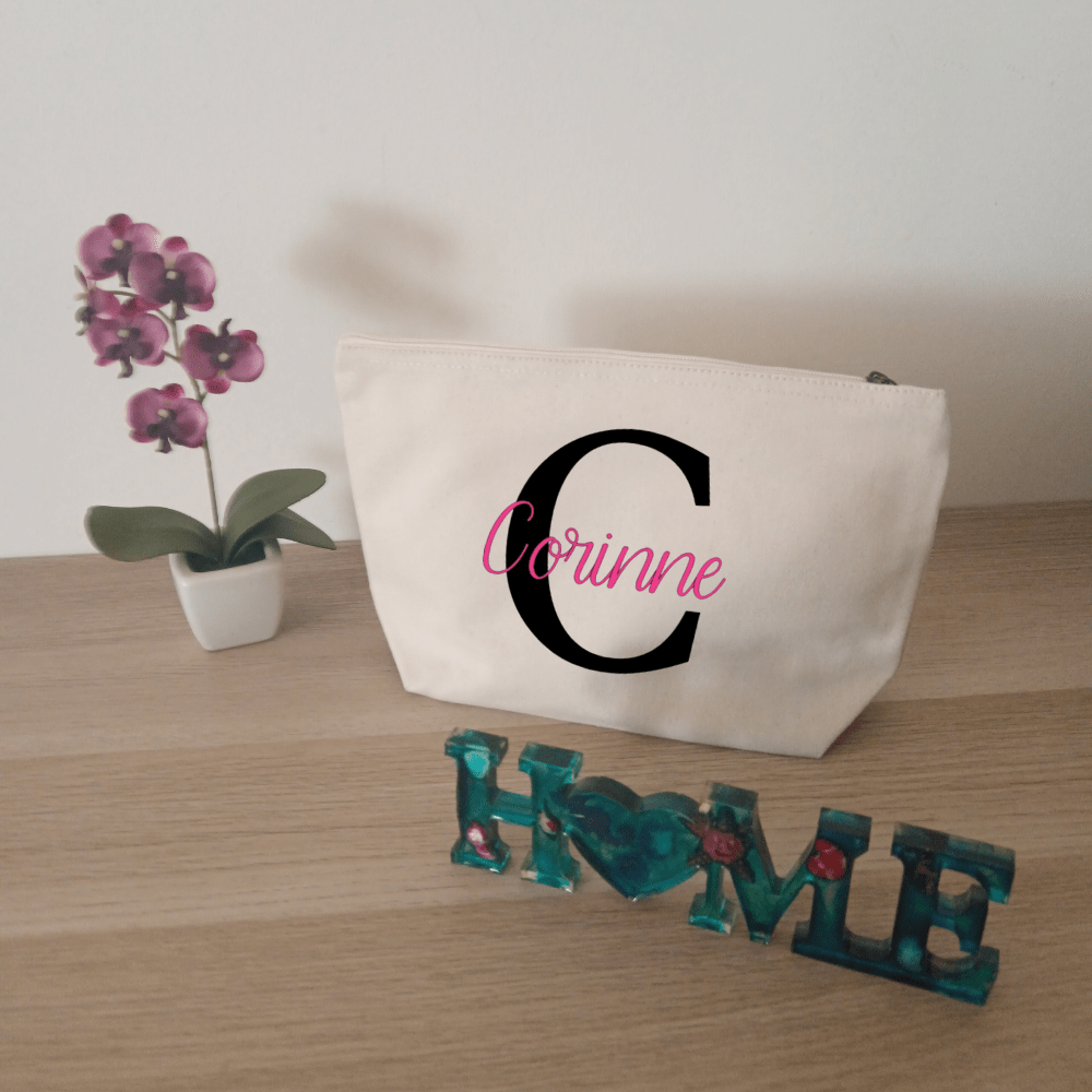 Pochette en coton personnalisable