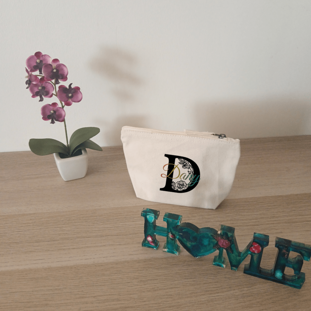 Pochette en coton personnalisable