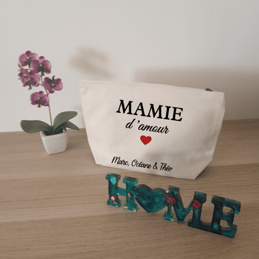 Pochette en coton "D'Amour"