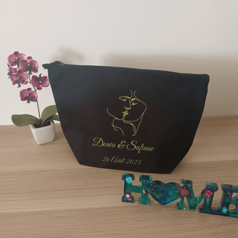Pochettes en coton "EV/ Mariage"