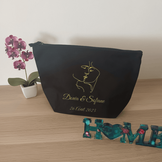 Pochettes en coton "EV/ Mariage"