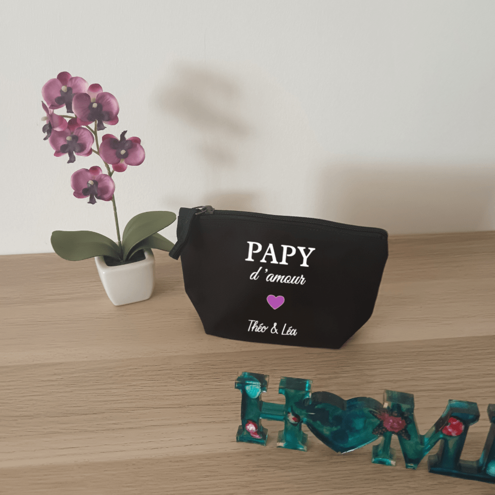 Pochette en coton "D'Amour"