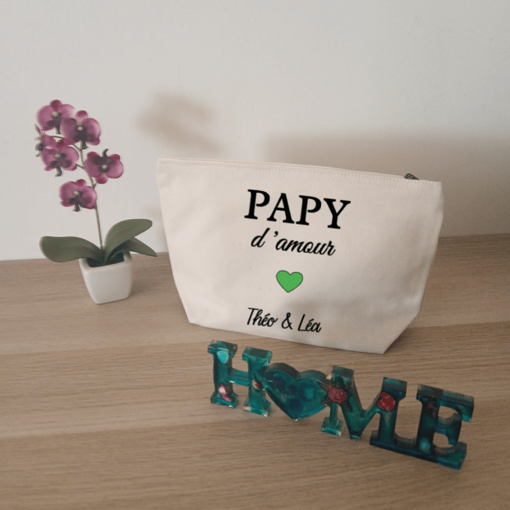 Pochette en coton "D'Amour"