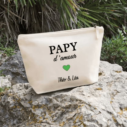 Pochette en coton "D'Amour"