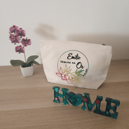 Pochettes en coton "EV/ Mariage"