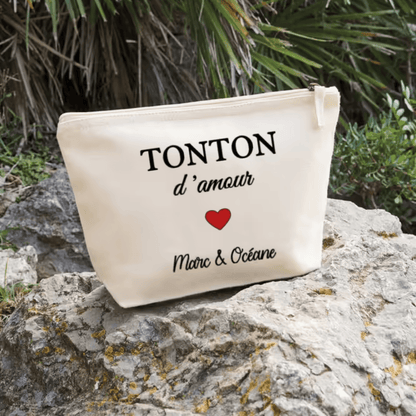 Pochette en coton "D'Amour"