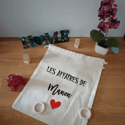Pochon enfant personnalisé "LES AFFAIRES DE"