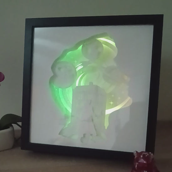 Shadow Box Doctor Who – cadeau geek fait main – Les Créations des A