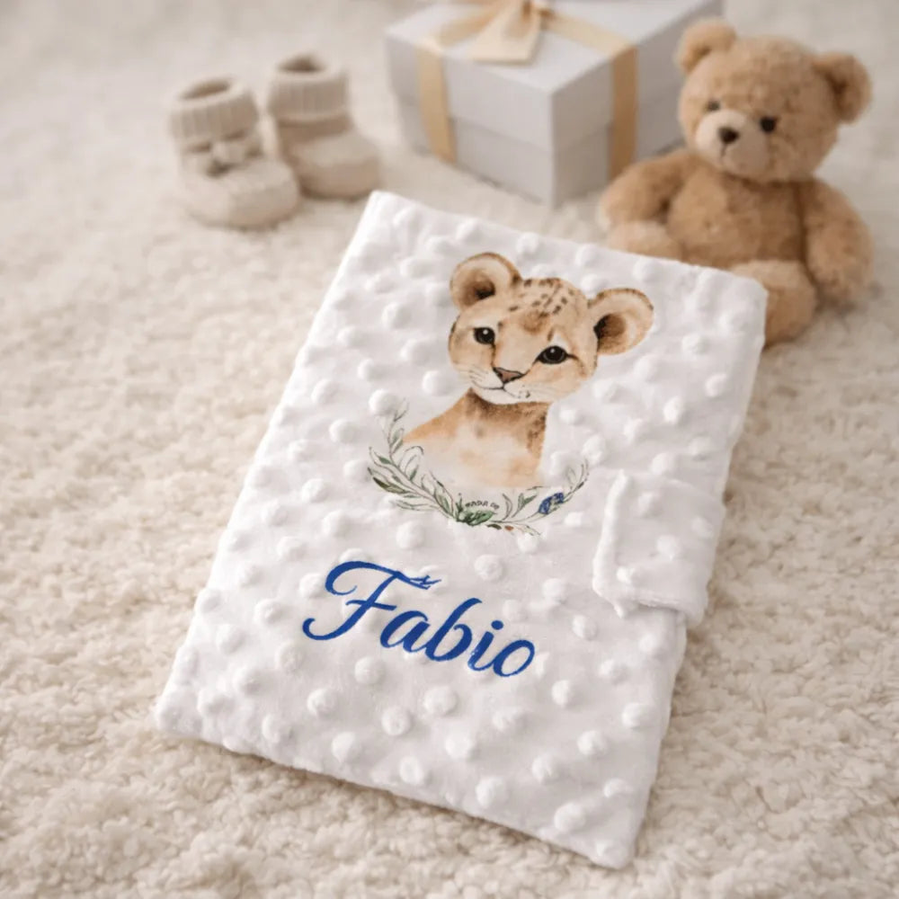 protège carnet de santé personnalisé bébé prénom Fabio cadeau naissance utile - Les Créations des A